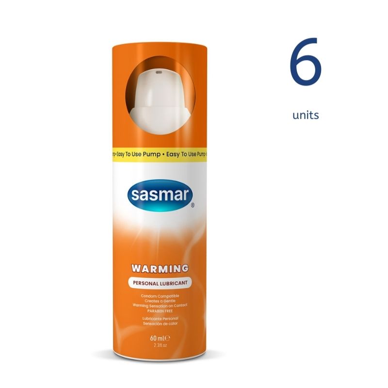 Warming Personal Lubricant 60ml/2.3oz Pump (6 Units)